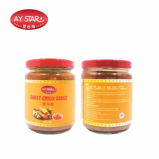 Salsa picante de chile dulce de buen gusto para inmersión especial de Tailandia 230 g