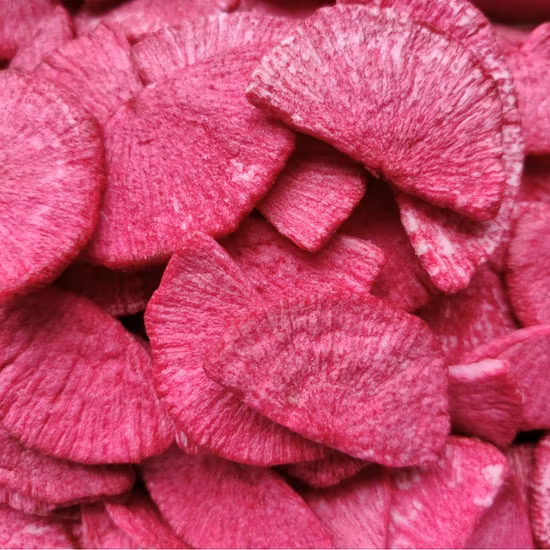 Chips de verduras al por mayor Ttn rábano verde frito al vacío